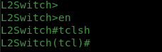 Enter TCL - TCLSH